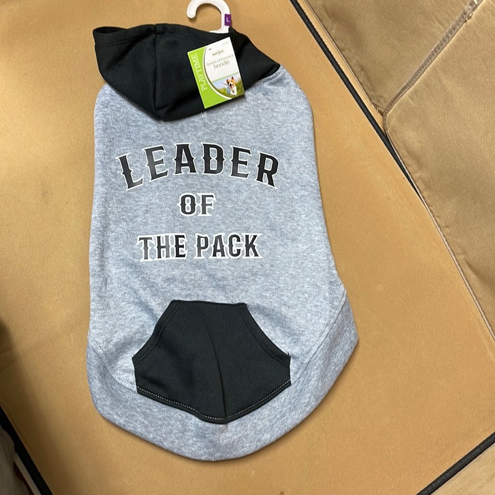 Dog clothing Leader of the pack dog sweatshirt hoodie